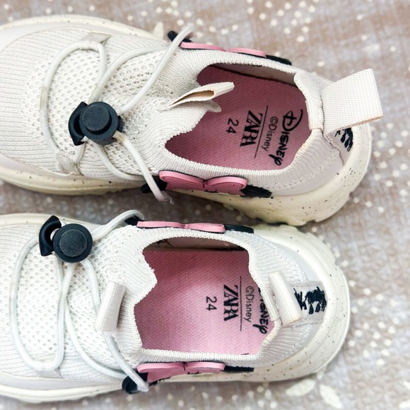 Zara Minnie Shoes Toddler Size 8 / 24 - Picture 7 of 10